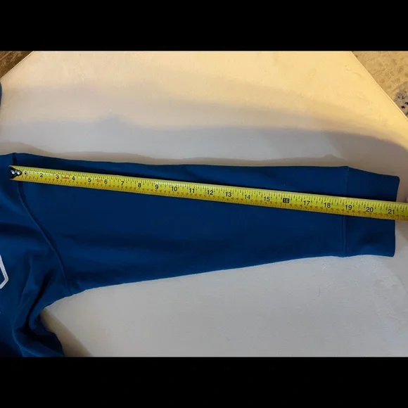 Ladies GAP teal blue hoodie, size large - Picture 5 of 6